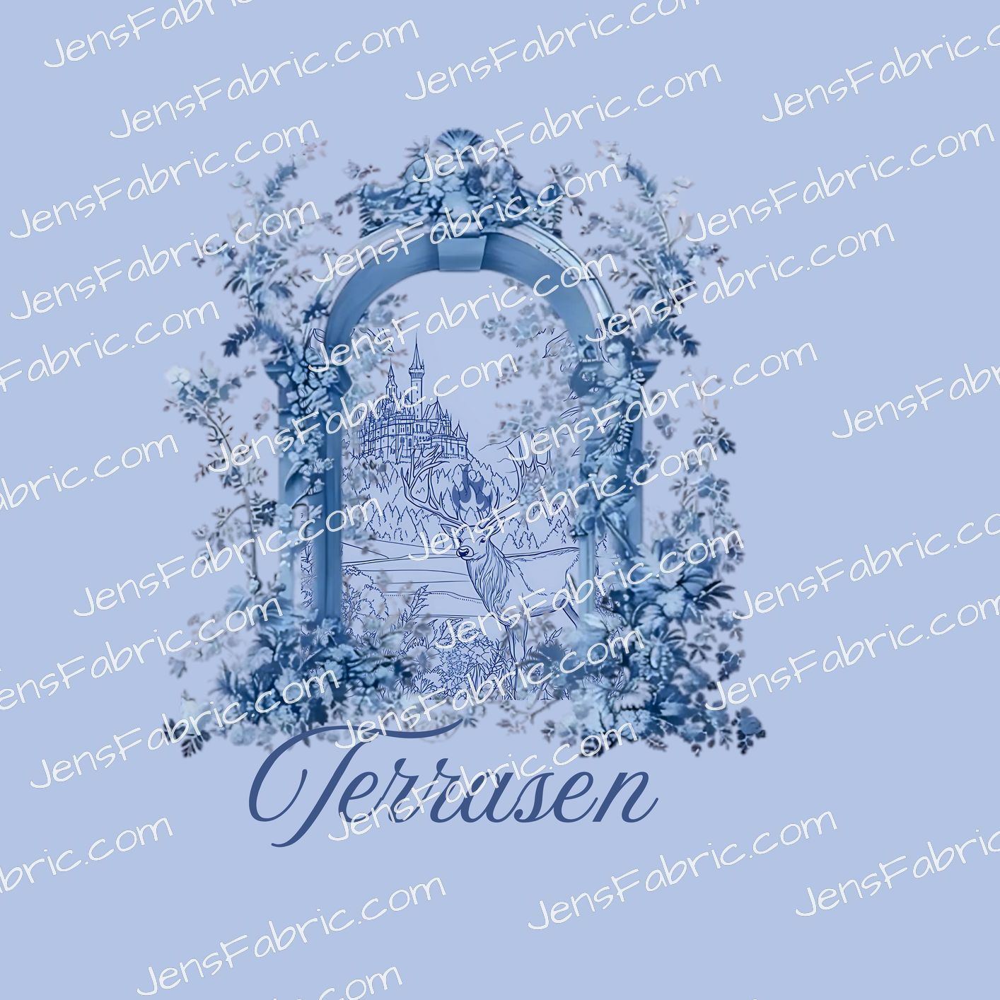 R37 Literary Toile ACOTAR: Terrasen Arch Panel
