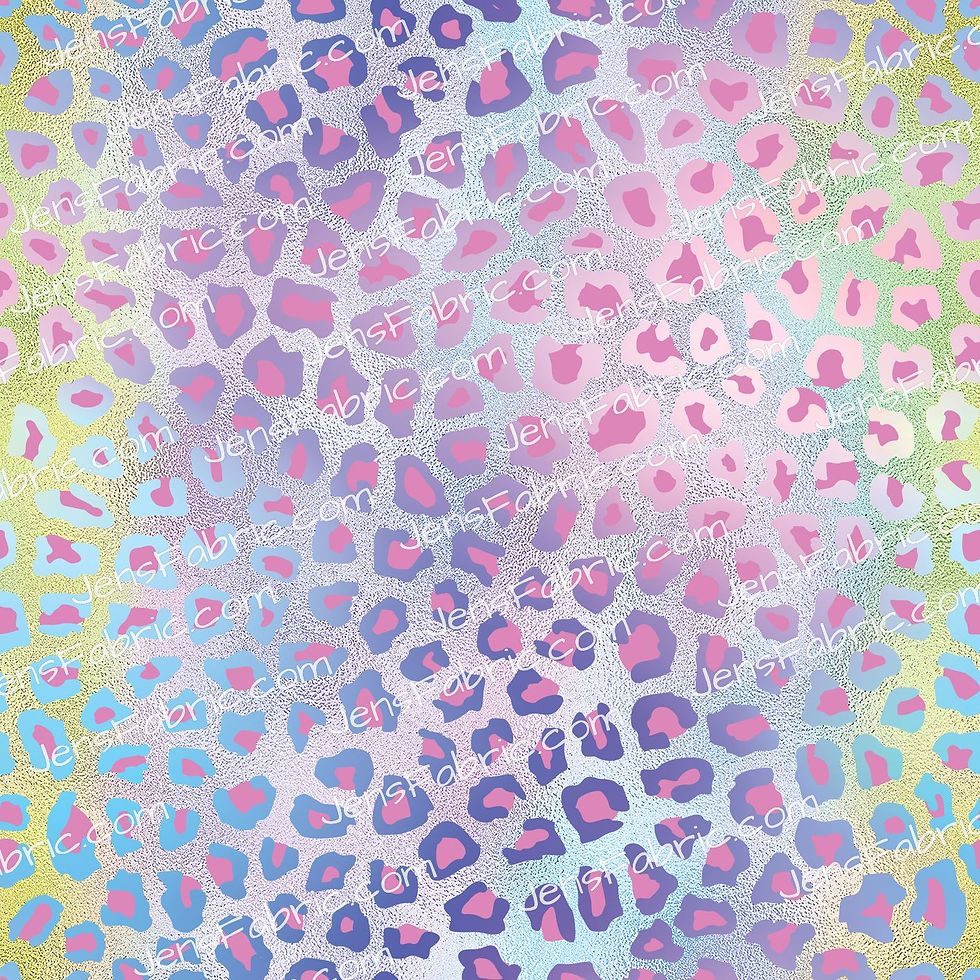 Iridescent: Berry Ombre Leopard Spots