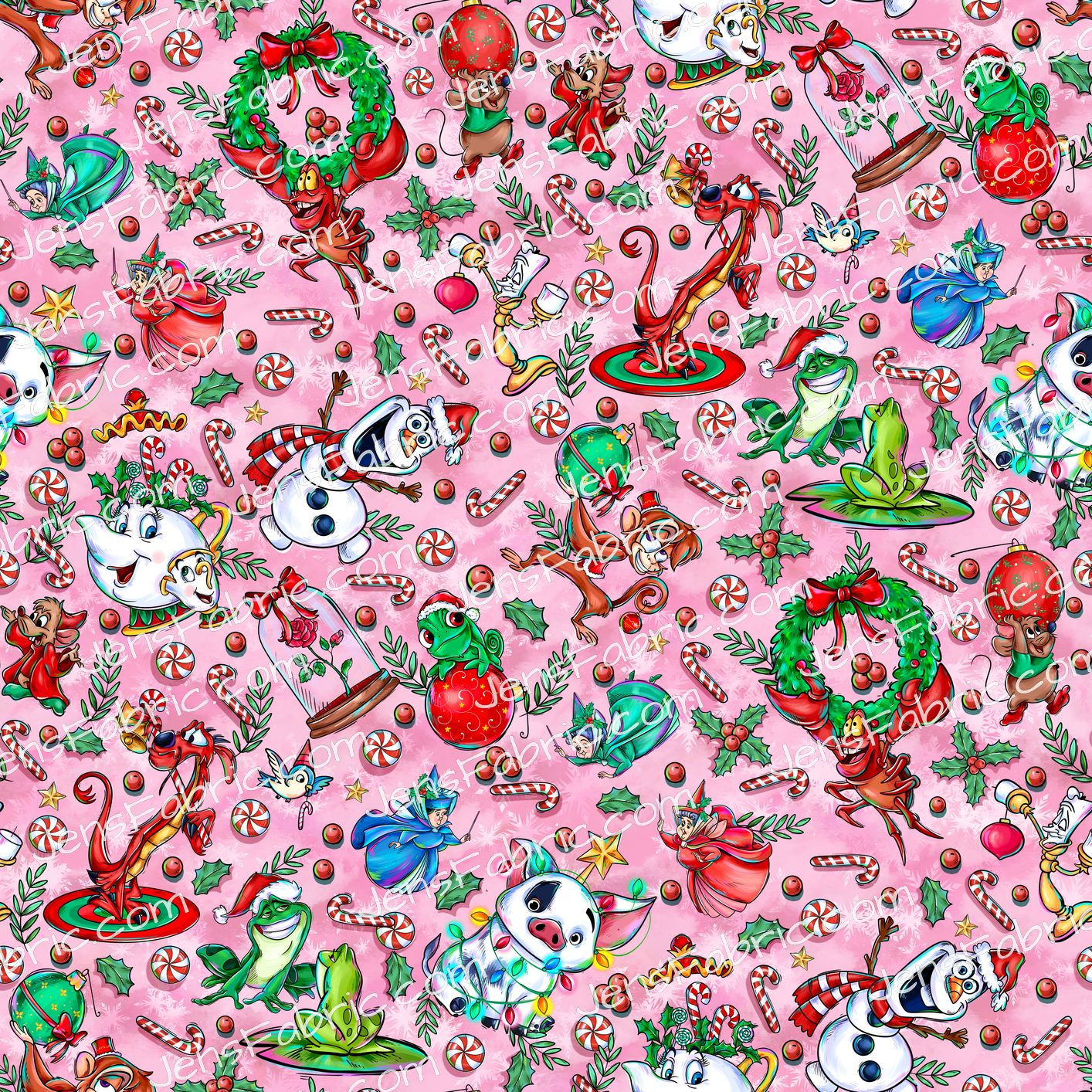 Magical Motif Xmas Princess: Sidekicks on Pink