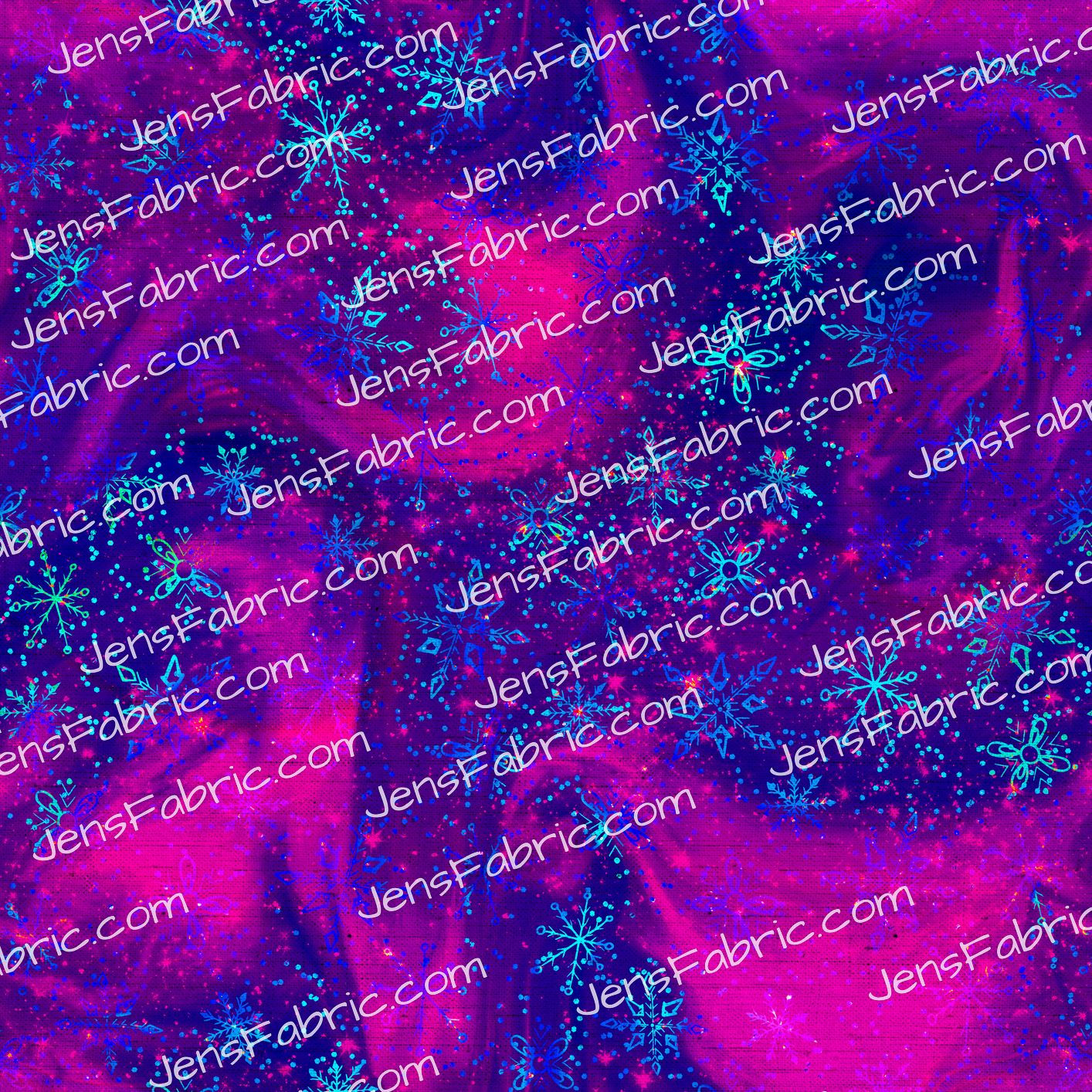 RS: Pink and Blue snowflakes