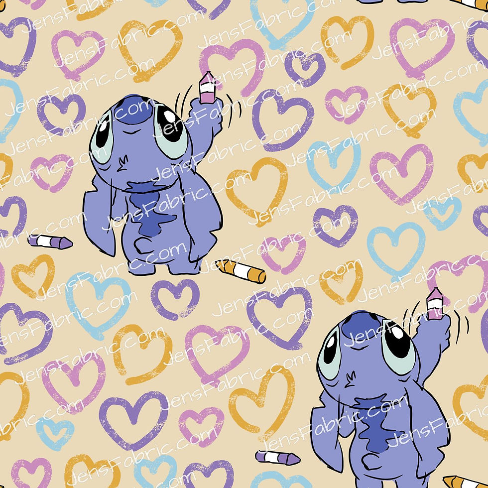 HHarlow Designs: Drawing Stitch on Hearts on Tan