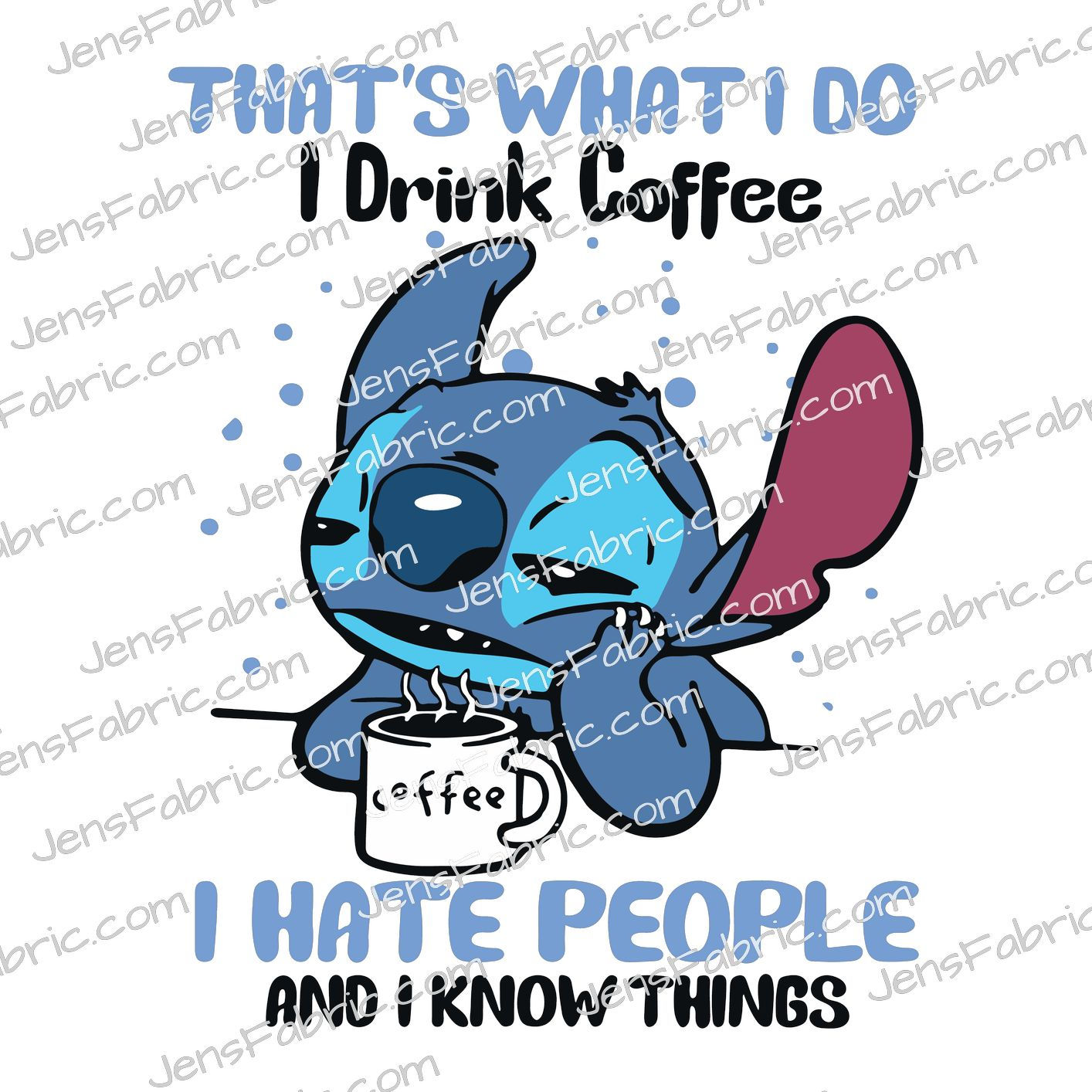 I hate People Stitch Panel