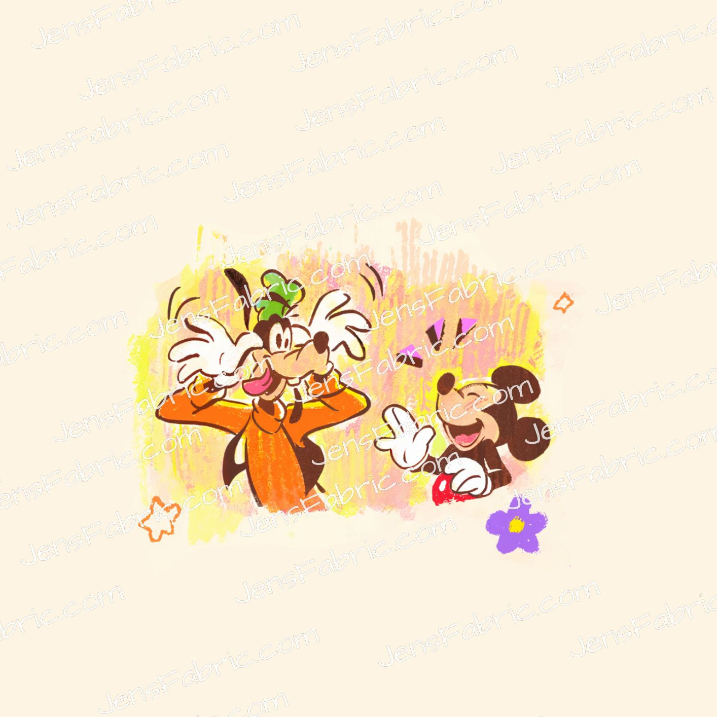 R10 Goofing Around: goofy and mickey panel