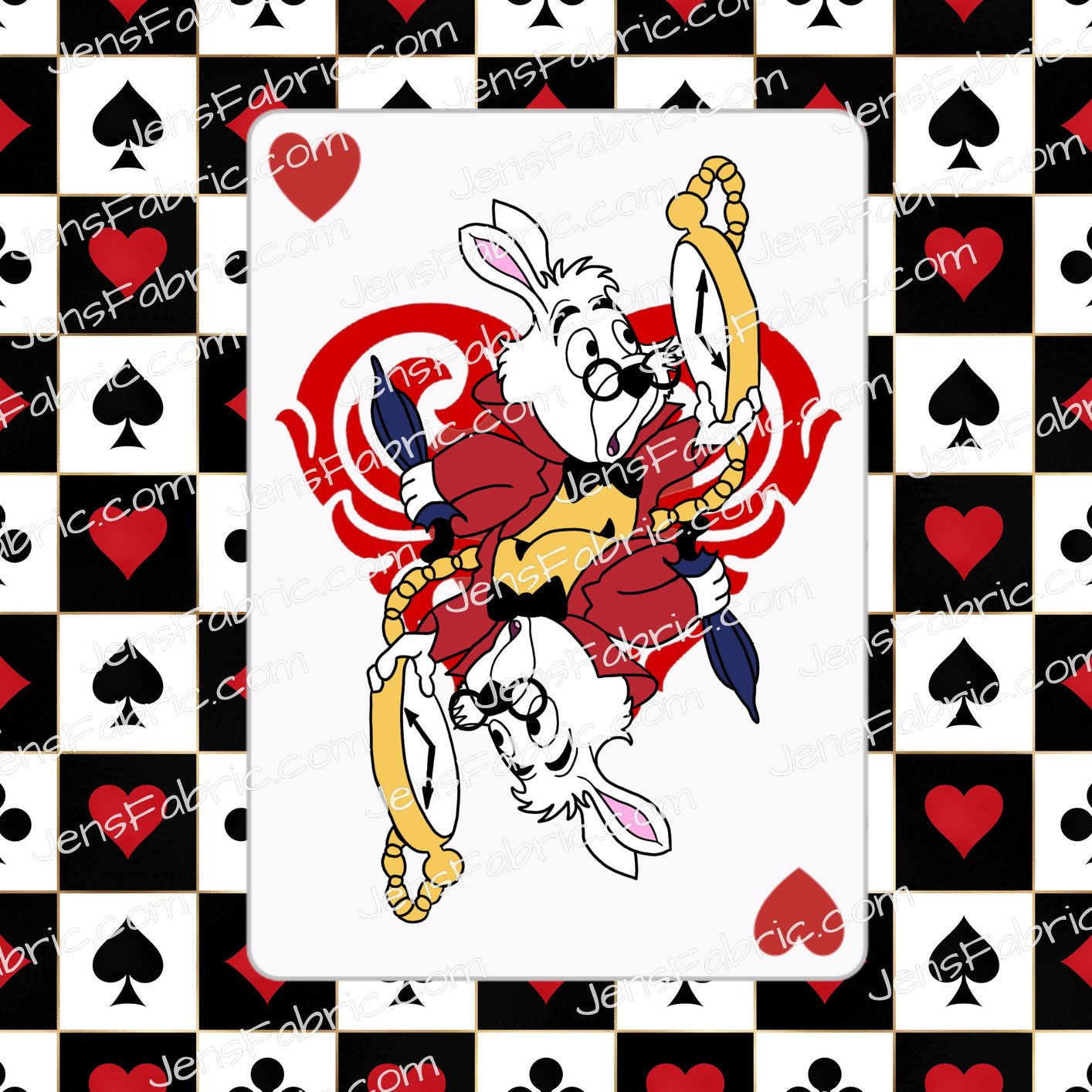 R13 Villain Playing Cards: Alice rabbit