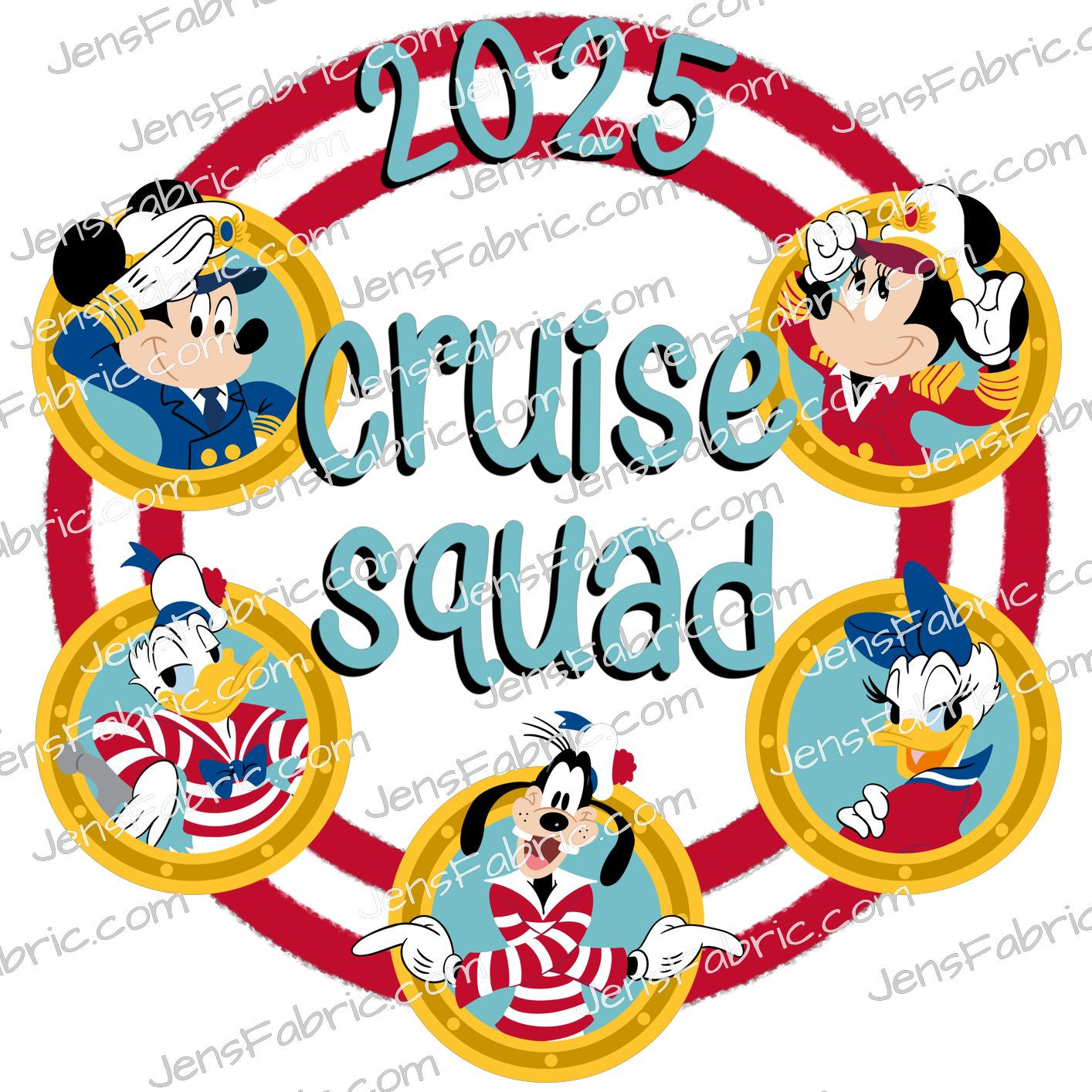 HHarlow Designs: 2025 Cruise Squad panel