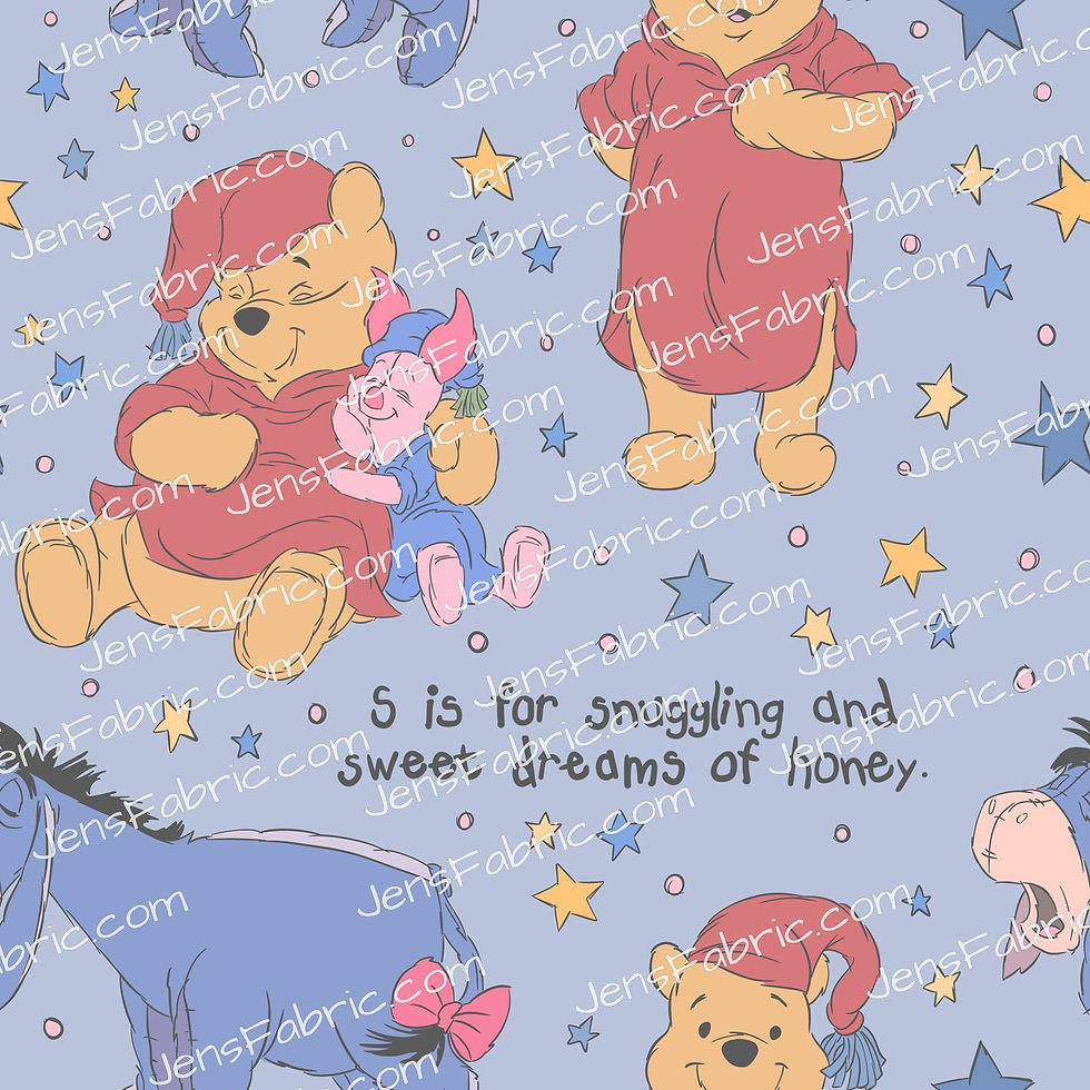 HHarlow Designs: Sweet Dreams Pooh on Light