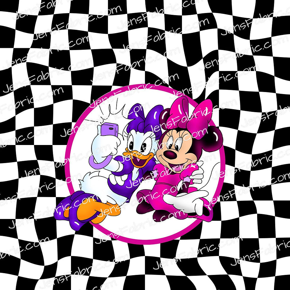 R10 Goofing Around: minnie and daisy panel