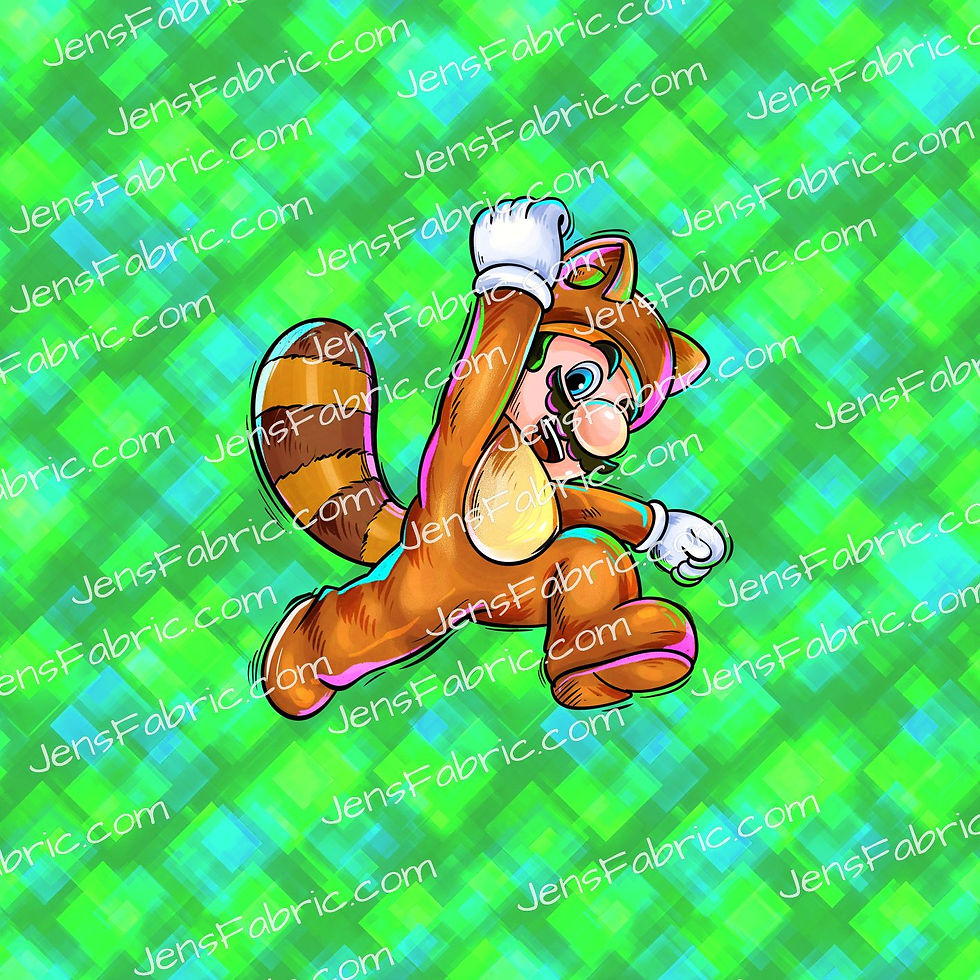 Magical Motif Mario: Racoon Mario Panel