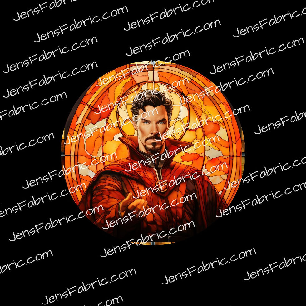R29 Stained Glass Marvel: dr strange panel