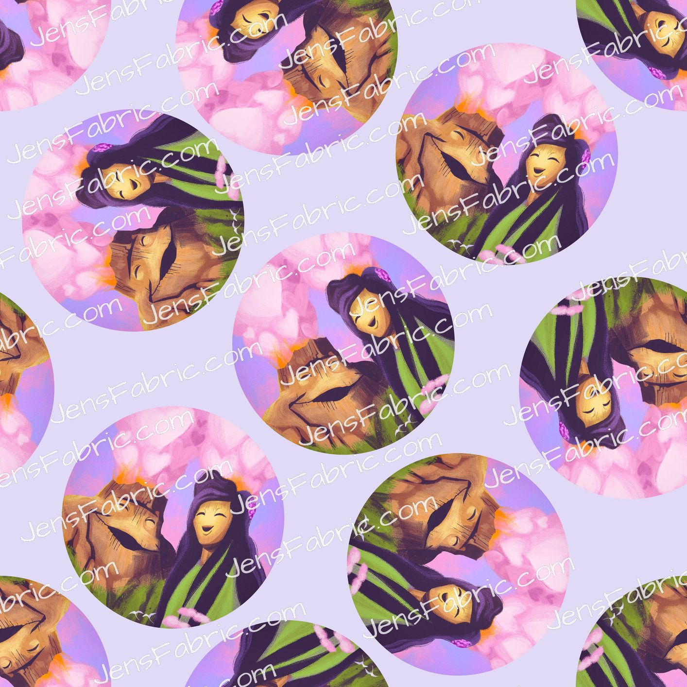 I lava You on periwinkle