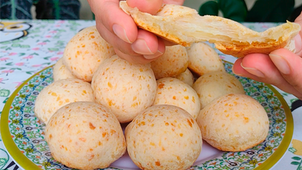 APENAS 3 INGREDIENTES❗😱 PÃO DE QUEIJO CROCANTE SUPER FÁCIL, RÁPIDO E DELICIOSO!