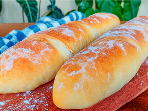 MELHOR QUE DE PADARIA❗🥰 PÃO BAGUETE CASEIRO CROCANTE POR FORA E MACIO POR DENTRO! SÓ 4 INGREDIENTES❗