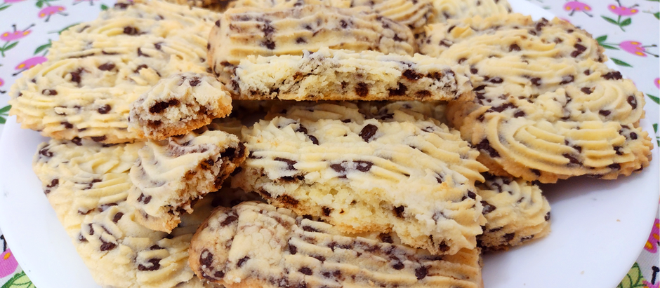 DESMANCHA NA BOCA❗😱 BISCOITO AMANTEIGADO COM CHOCOLATE SUPER FÁCIL E DELICIOSO!