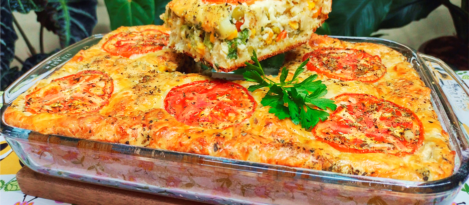 TORTA DE LEGUMES RÁPIDA, BARATA E DELICIOSA❗😱TORTA DE LIQUIDIFICADOR SUPER FÁCIL!