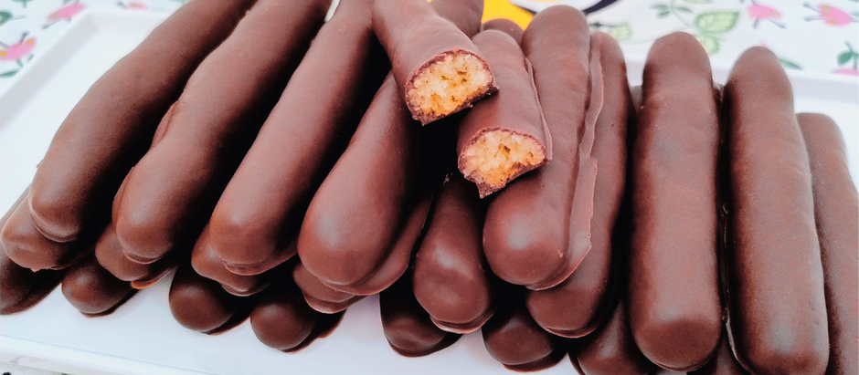A TRADICIONAL RECEITA DE PADARIA! PALITINHOS DE CHOCOLATE SUPER FÁCIL E DELICIOSO!