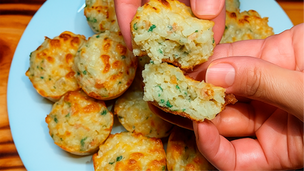 BOLINHO DE ARROZ ASSADO SEM FARINHA❗😱 A MELHOR RECEITA COM SOBRA DE ARROZ!