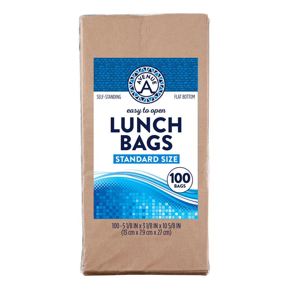 PAPER LUNCH BAGS 100 CT