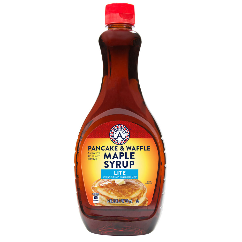 PANCAKE & WAFFLE MAPLE SYRUP LITE 24 OZ