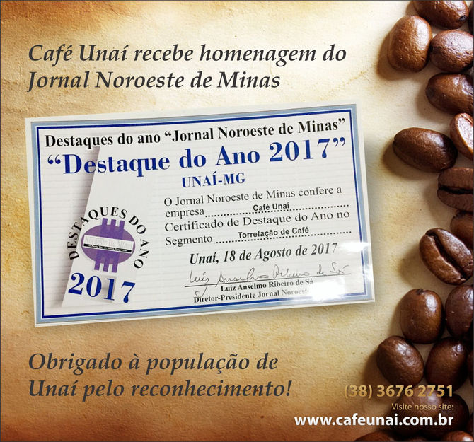 Café Unaí é destaque no Noroeste de Minas