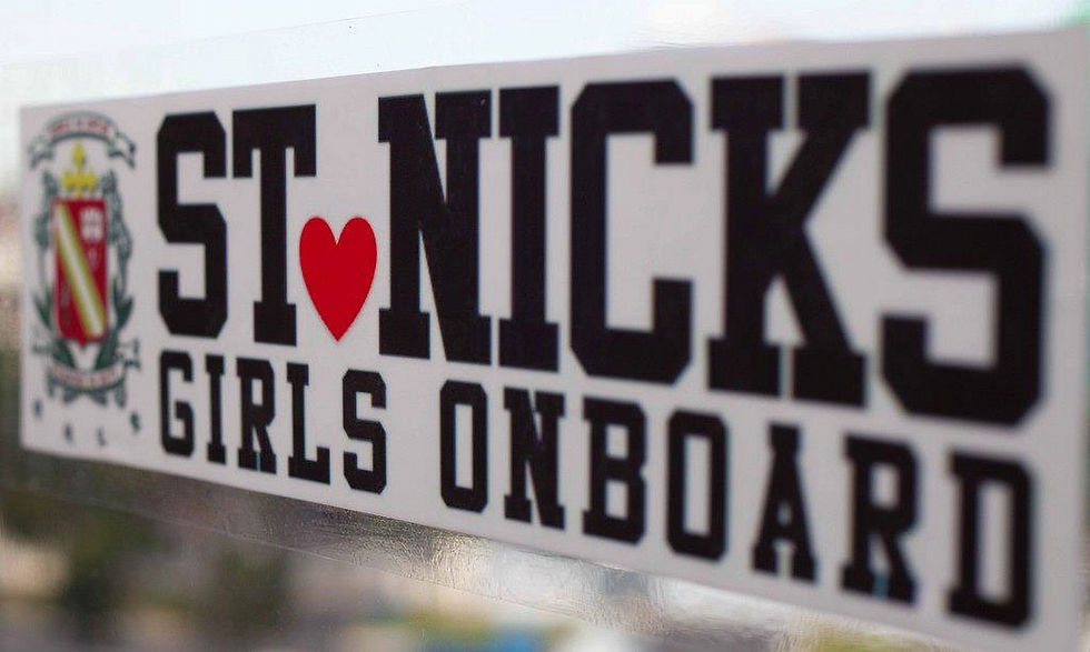 Thumbnail: St Nicks Girls Onboard Car Decal