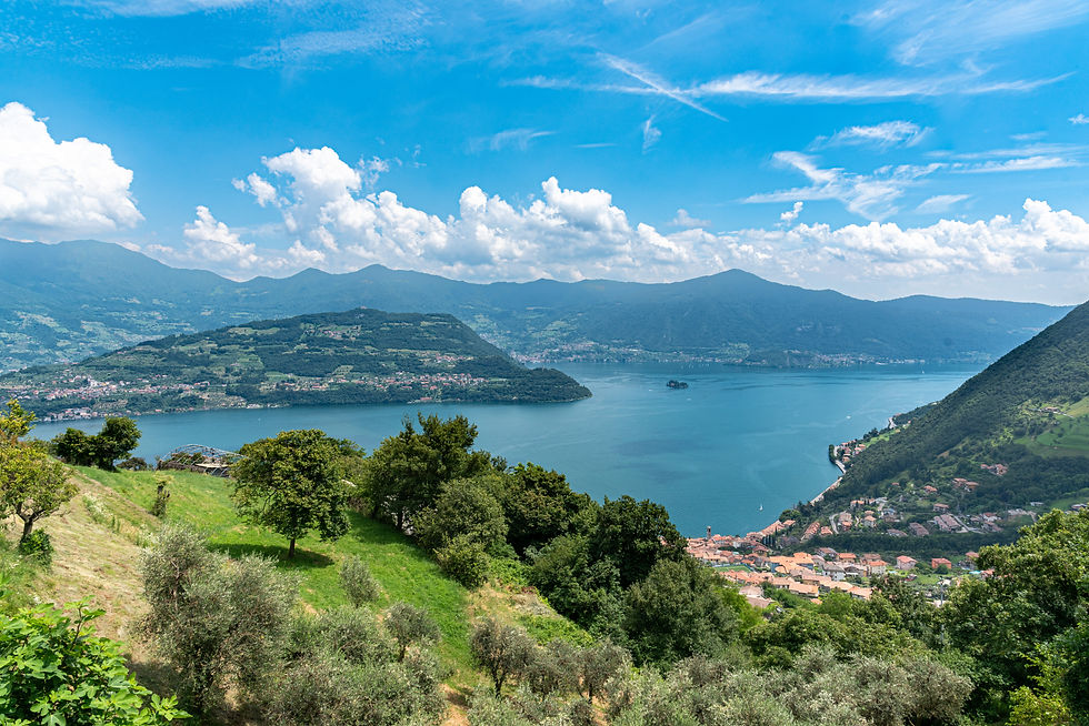 lago di Iseo visto da Veligo