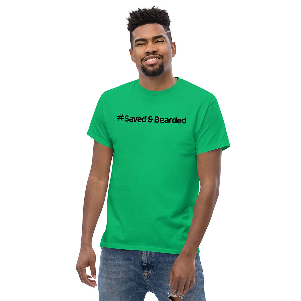 Thumbnail: Saved & Bearded T-shirt