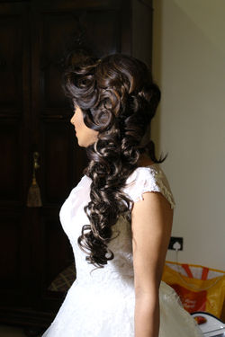Bridal hair