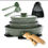 Thumbnail: Camper cookware 3 pan removable handle set
