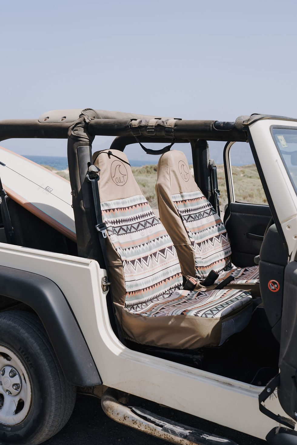 Thumbnail: WATERPROOF SEAT COVERS - Indie Brown