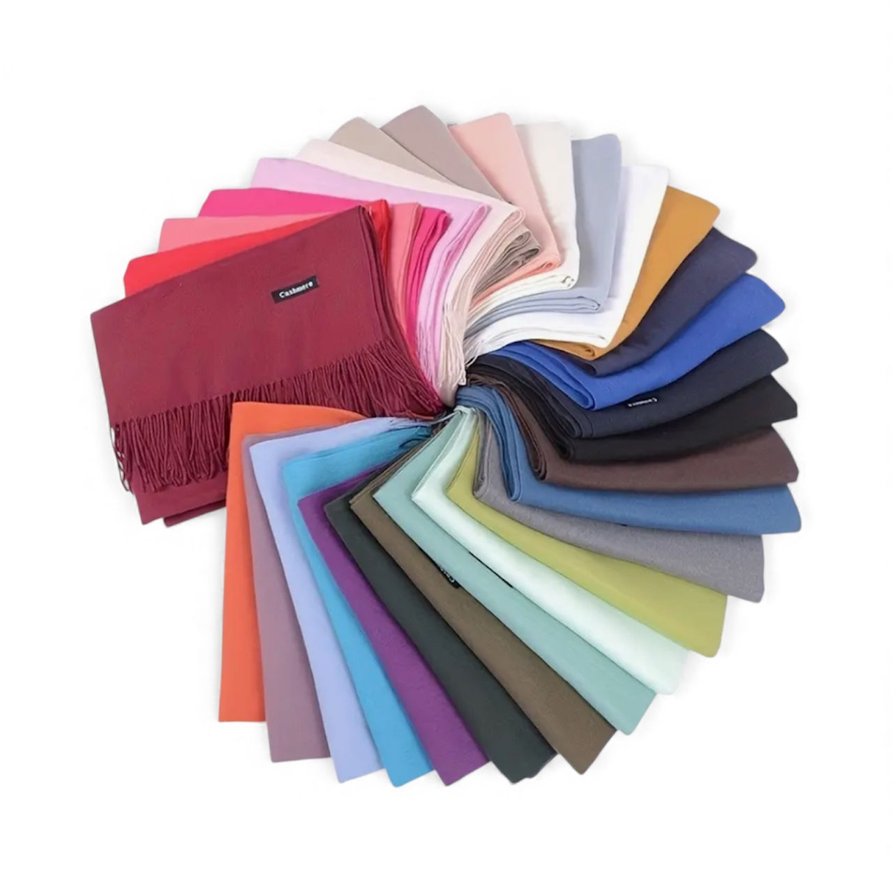 Елегантен тънък шал от кашмир Laura