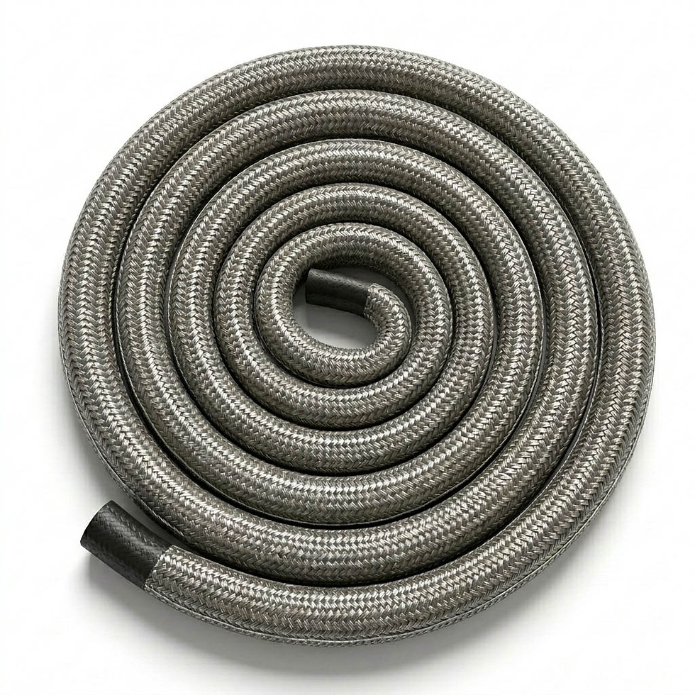 Burlete de fibra de vidrio doble capa para kamado OVO
