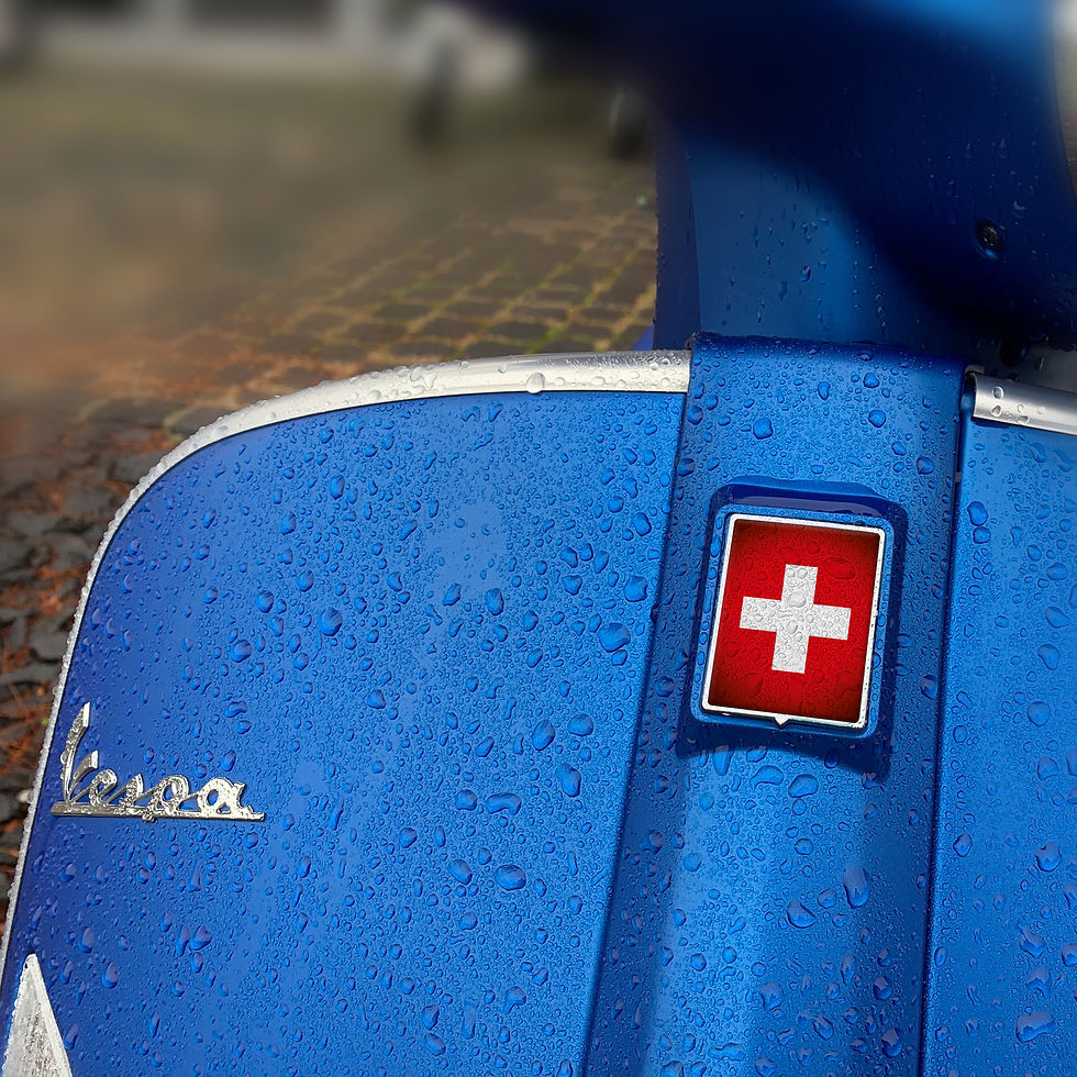 Miniaturbild: Vespa Emblem Piaggio Kaskade Swiss