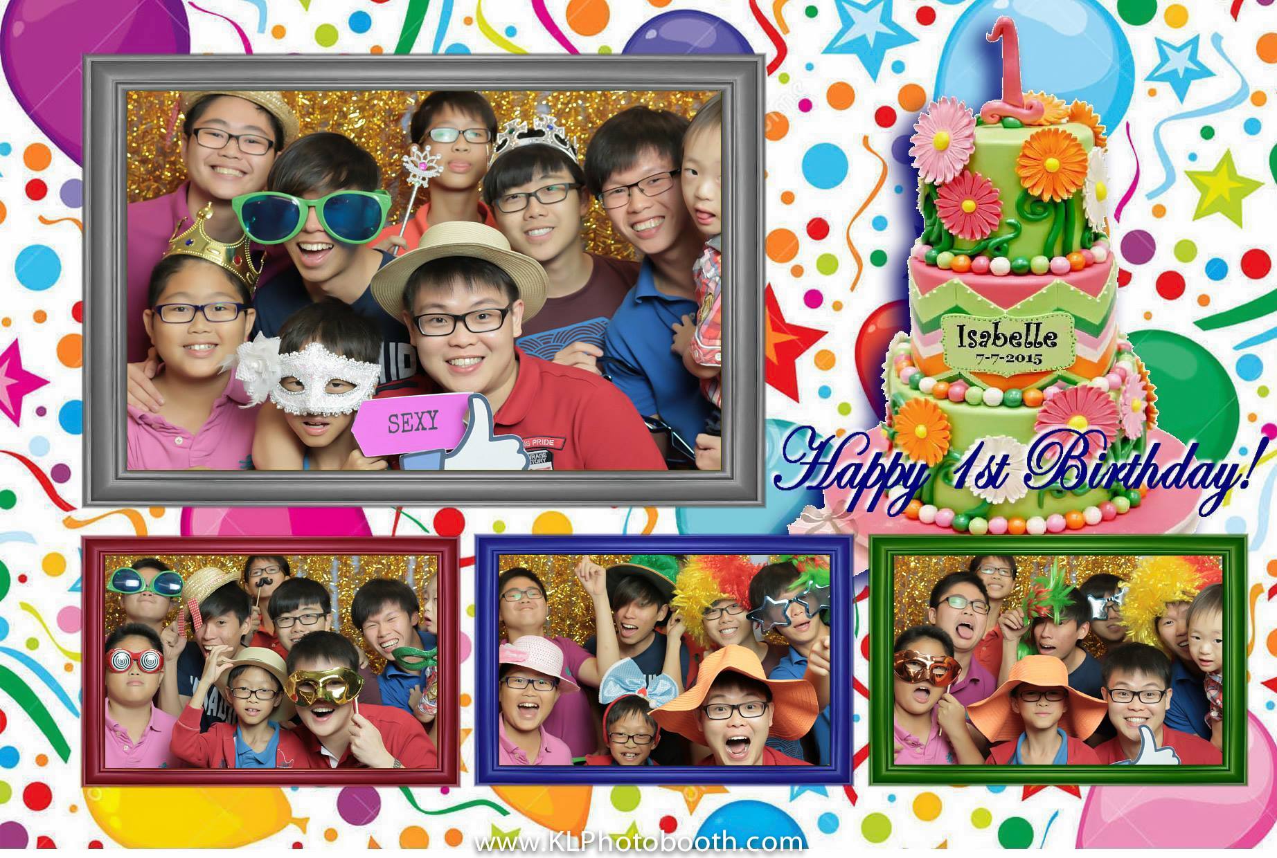 Isabelle's 1st Birthday Photo Booth