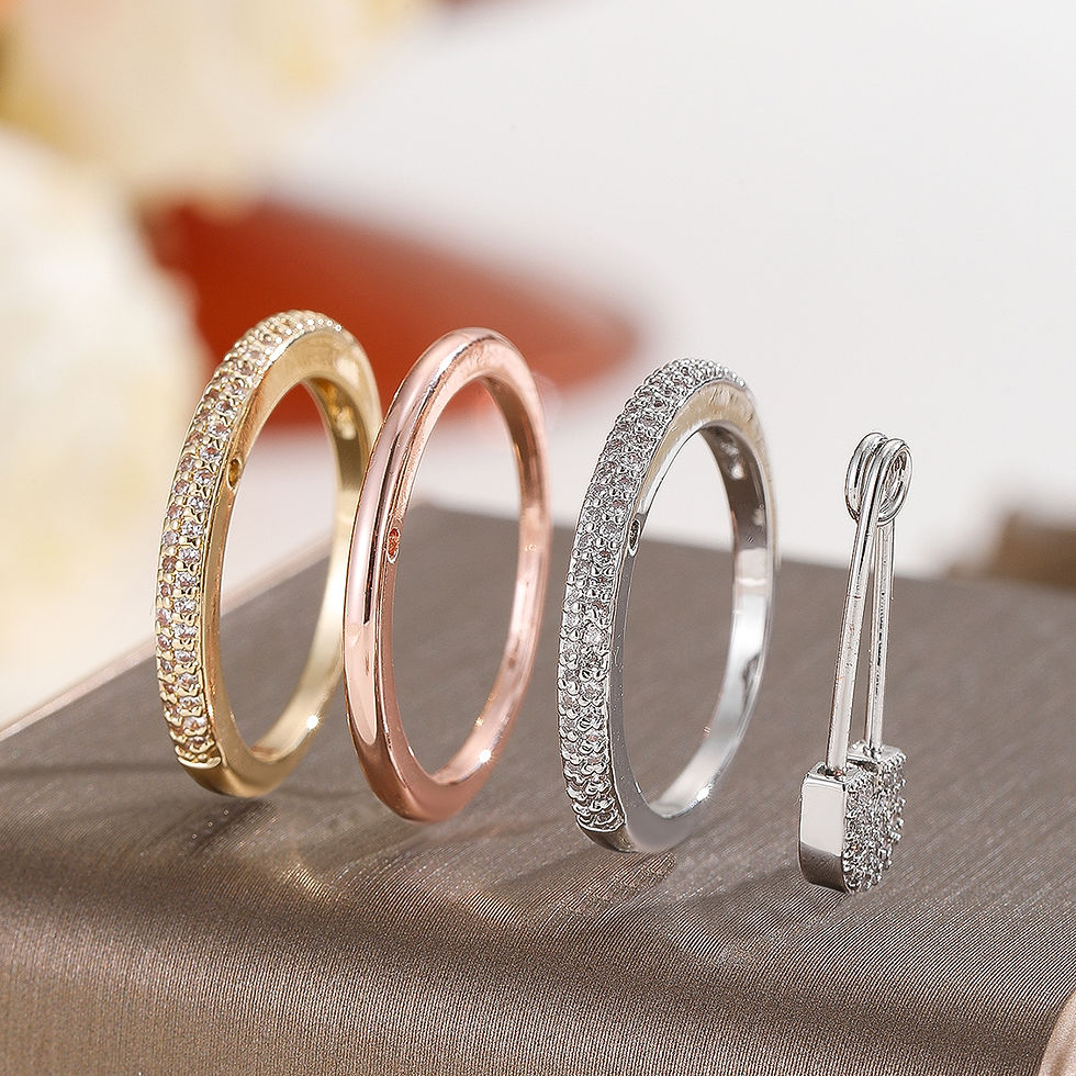 Thumbnail: Triple Layer Paper Clip Ring