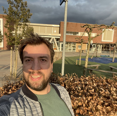 Selfie voor een school