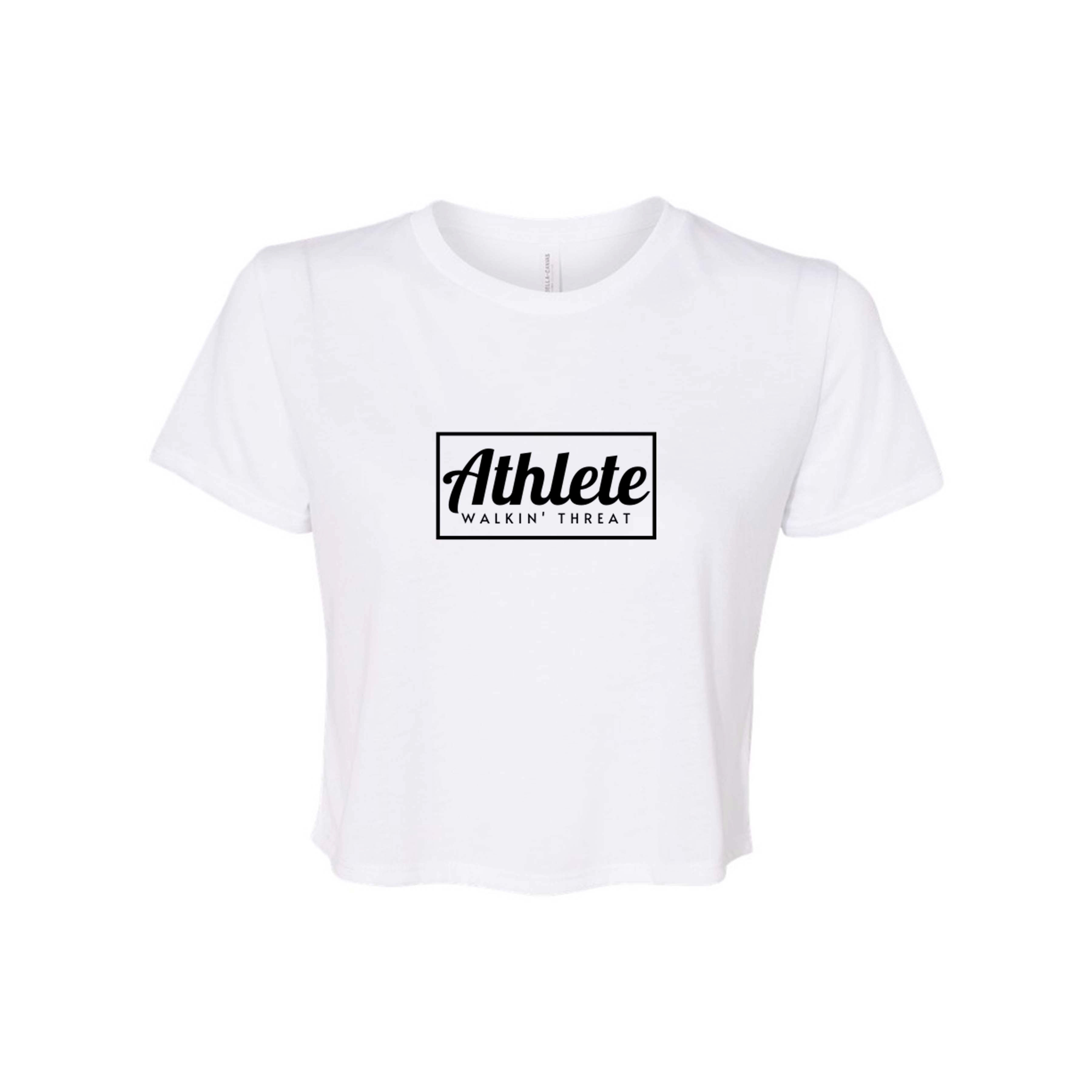 Walkin' Threat "Athlete" Box Women's Crop Tee
