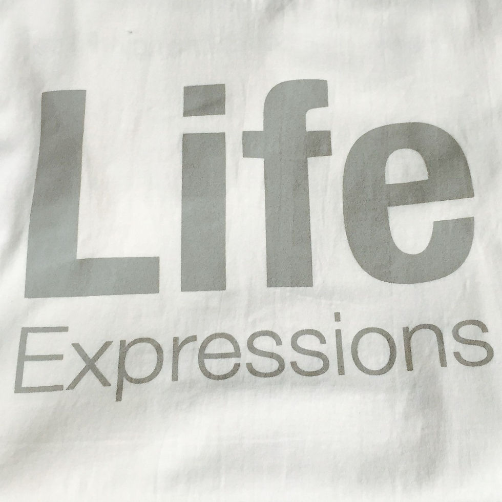 Men’s "Life Expressions" White Shirt