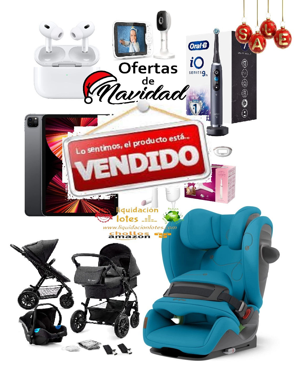 Lote Camion con 16 palets 1358 Articulos de devoluciones de Amazon SIN REVISAR