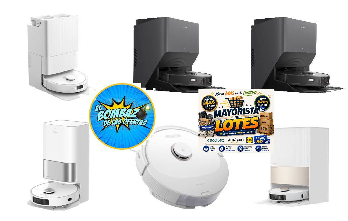 Lote con 34 robots de limpieza irobot Roborock Dreame de 2º Mano Funcionales