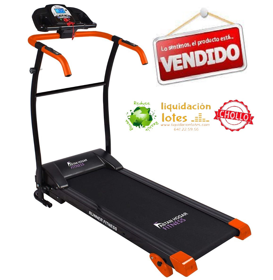 Astan Hogar Cinta De Correr Plegable, 1500W AH-FT1030