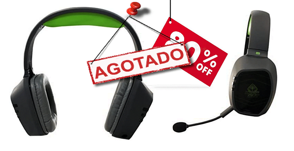 Lote 100 udes Keep Out gaming HX5V2 - Auricular Calidad 7.1 Gaming,  Gris-Verde