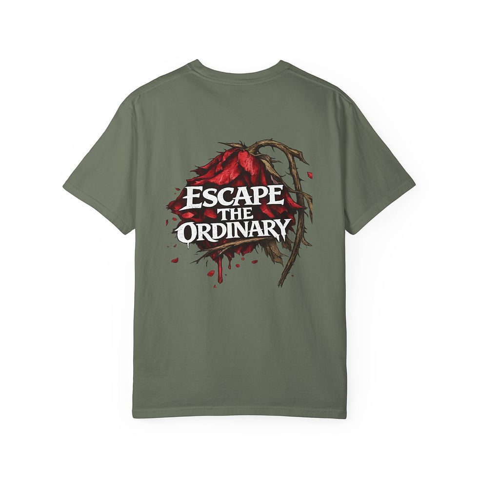 Thumbnail: 'Escape The Ordinary' Wilted Rose Tee