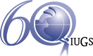 60th anniversary IUGS logo