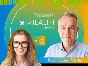 Aleksandra Jani, host of the X-Health.show, in conversation with Prof. Dr. Roland Martin about hydroxytyrosol and brain health