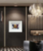 "Interior Abstract #2" Painting