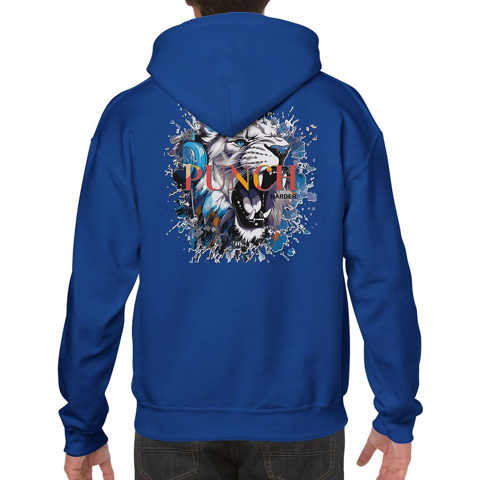 Thumbnail: Unisex Punch Harder Hoodie