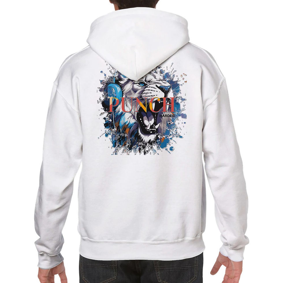 Thumbnail: Unisex Punch Harder Hoodie