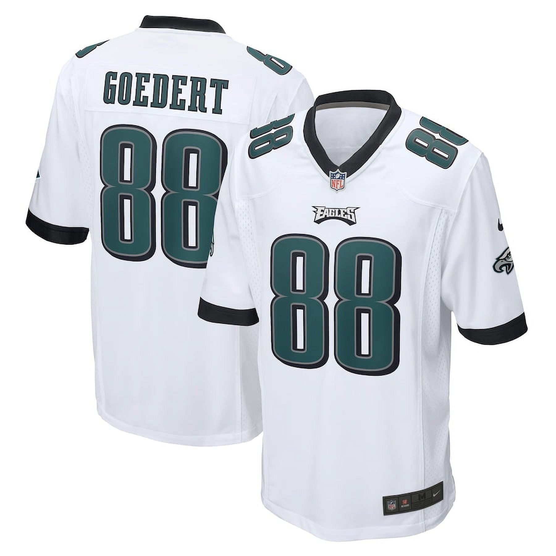 Men's Philadelphia_Eagles Dallas Goedert White Game Player Jersey