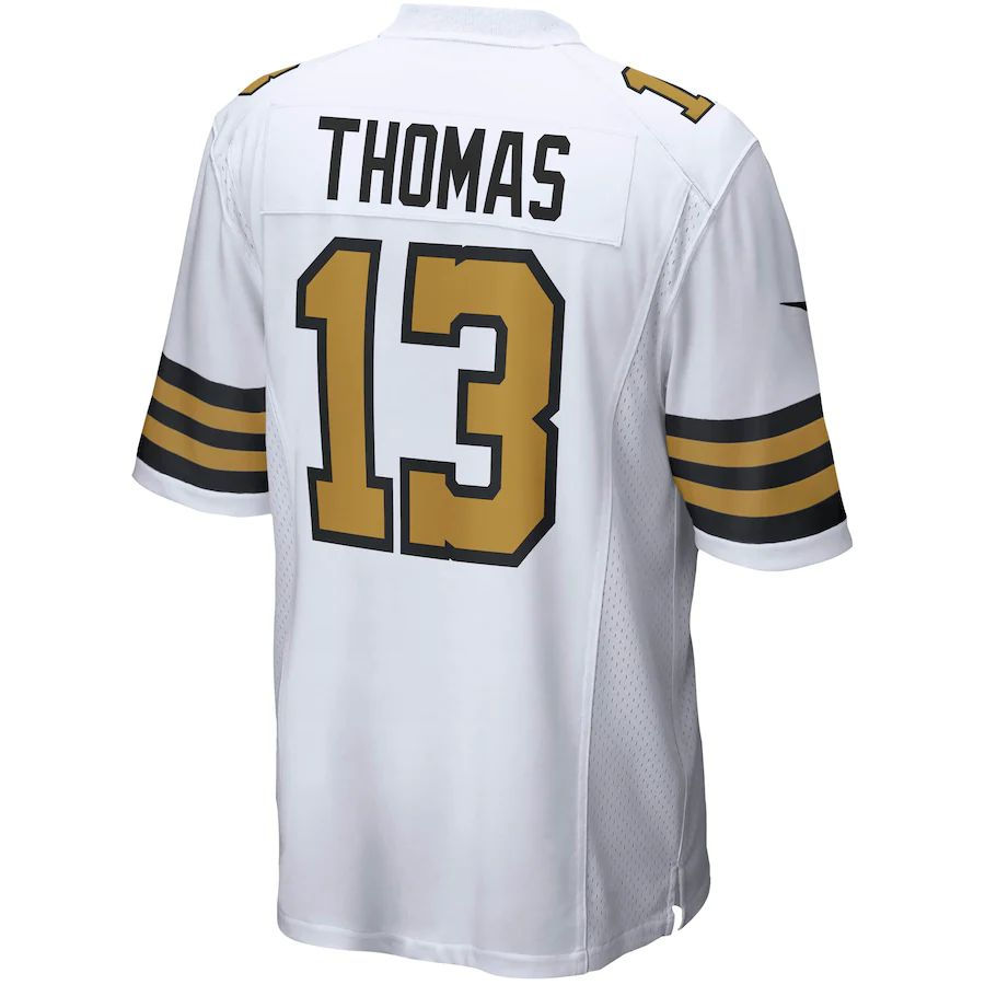 NO.Saints #13 Michael Thomas White Alternate Game Jersey Stitched American Footb