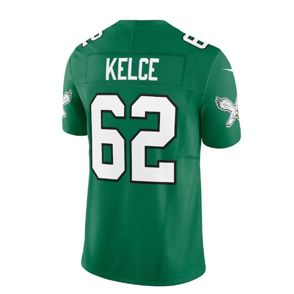 P.Eagles #62 Jason Kelce Alternate Vapor F.U.S.E. Limited Jersey - Kelly Green S